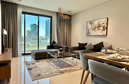 شقة - غرفة نوم - 2 حمامات للايجار في برج مارينا 23 - منطقة المارينا - الوسيل