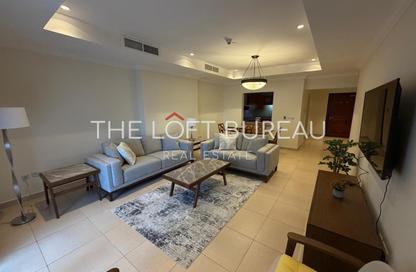 Apartment - 1 Bedroom - 2 Bathrooms for rent in West Porto Drive - Porto Arabia - The Pearl Island - Doha Apartment - 1 Bedroom - 2 Bathrooms for rent in West Porto Drive - Porto Arabia - The Pearl Island - Doha