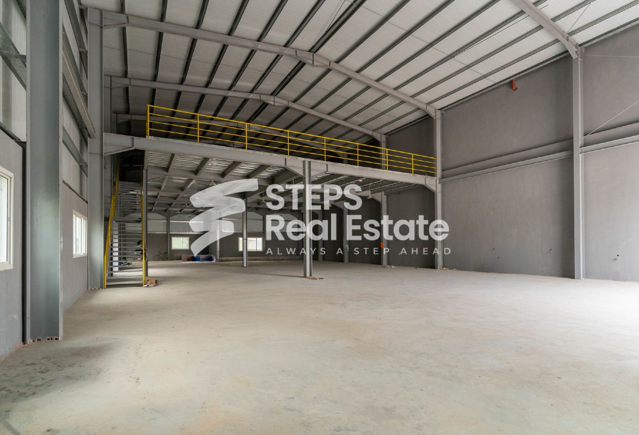 Steel Workshop with Rooms for Rent