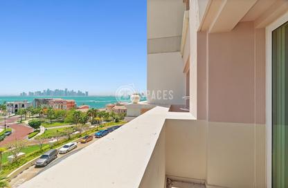 Apartment - 2 - 3 for rent in Viva East - Viva Bahriyah - The Pearl Island - Doha