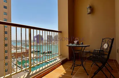 Apartment - 1 Bedroom - 2 Bathrooms for sale in East Porto Drive - Porto Arabia - The Pearl Island - Doha