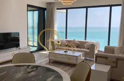 Apartment - 1 Bedroom - 1 Bathroom for rent in Lusail Marina Heights - Marina District - Lusail
