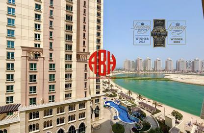 Apartment - Studio - 1 Bathroom for rent in Viva West - Viva Bahriyah - The Pearl Island - Doha