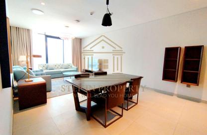Apartment - 2 Bedrooms - 4 Bathrooms for rent in Lusail Marina Heights - Marina District - Lusail