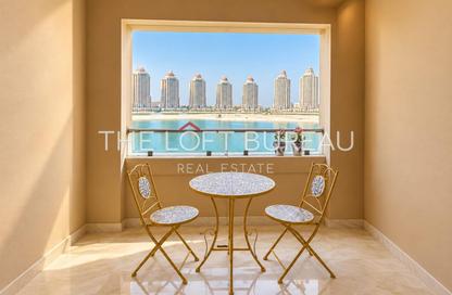 Townhouse - 3 - 4 for rent in Al Mutahidah Tower - Viva Bahriyah - The Pearl Island - Doha