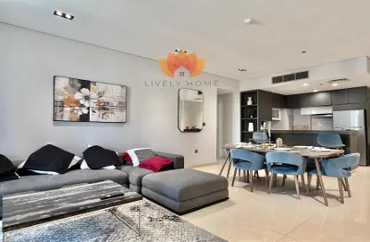 Apartment - 2 Bedrooms - 3 Bathrooms for rent in Lusail Marina Heights - Marina District - Lusail