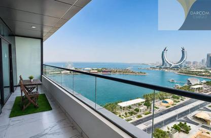 Apartment - 2 Bedrooms - 3 Bathrooms for rent in Lusail Marina Heights - Marina District - Lusail