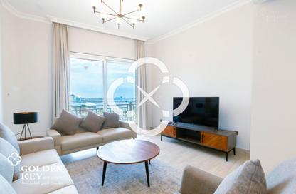Apartment - 2 Bedrooms - 3 Bathrooms for rent in Lusail Marina Heights - Marina District - Lusail