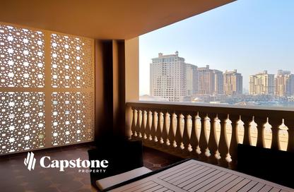 Apartment - 1 Bedroom - 2 Bathrooms for rent in West Porto Drive - Porto Arabia - The Pearl Island - Doha Apartment - 1 Bedroom - 2 Bathrooms for rent in West Porto Drive - Porto Arabia - The Pearl Island - Doha