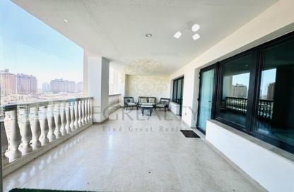 Apartment - 2 Bedrooms - 3 Bathrooms for rent in West Porto Drive - Porto Arabia - The Pearl Island - Doha