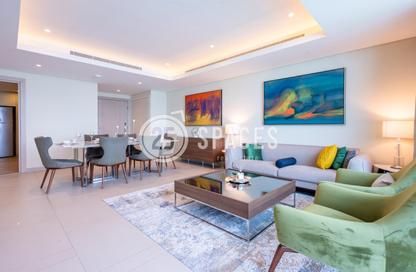 Apartment - 2 Bedrooms - 3 Bathrooms for rent in Abraj Bay - Abraj Quartiers - The Pearl Island - Doha