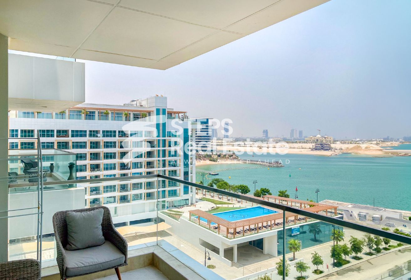 1 BHK Furnished Apartment with City View in Lusail