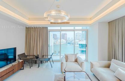 Apartment - 1 Bedroom - 2 Bathrooms for rent in Crystal Residence - Gewan Island - The Pearl Island - Doha