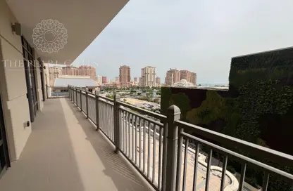 شقة - 2 غرف نوم - 3 حمامات للايجار في ابراج باي - منطقة الأبراج - جزيرة اللؤلؤة - الدوحة