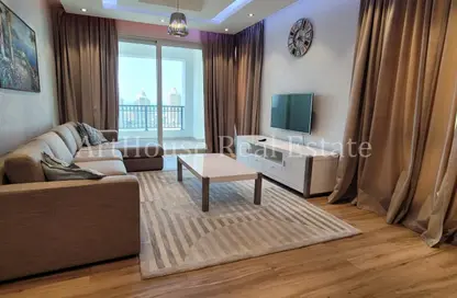Apartment - 2 Bedrooms - 3 Bathrooms for rent in Viva East - Viva Bahriyah - The Pearl Island - Doha