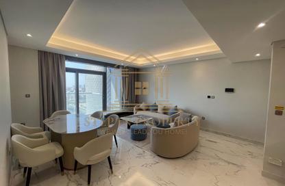 Apartment - 2 - 3 for rent in Lusail Marina Heights - Marina District - Lusail