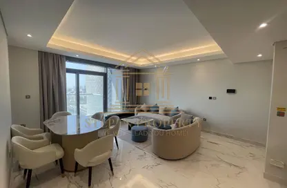 Apartment - 2 Bedrooms - 3 Bathrooms for rent in Lusail Marina Heights - Marina District - Lusail