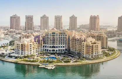شقة - 2 غرف نوم - 3 حمامات للايجار في The St. Regis Marsa Arabia Island - Marsa Arabia - جزيرة اللؤلؤة - الدوحة