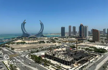 شقة - 2 غرف نوم - 3 حمامات للايجار في لوسيل ريسيدينس - منطقة المارينا - الوسيل