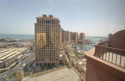 Apartment - 1 Bedroom - 2 Bathrooms for rent in Porto Arabia Townhouses - Porto Arabia - The Pearl Island - Doha