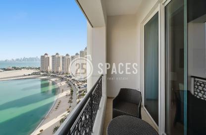 Apartment - 3 Bedrooms - 4 Bathrooms for rent in Viva East - Viva Bahriyah - The Pearl Island - Doha Apartment - 3 Bedrooms - 4 Bathrooms for rent in Viva East - Viva Bahriyah - The Pearl Island - Doha