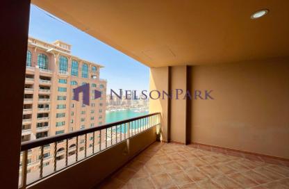 Apartment - 1 Bedroom - 2 Bathrooms for sale in East Porto Drive - Porto Arabia - The Pearl Island - Doha Apartment - 1 Bedroom - 2 Bathrooms for sale in East Porto Drive - Porto Arabia - The Pearl Island - Doha