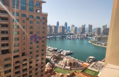 Apartment - 1 Bedroom - 2 Bathrooms for sale in East Porto Drive - Porto Arabia - The Pearl Island - Doha Apartment - 1 Bedroom - 2 Bathrooms for sale in East Porto Drive - Porto Arabia - The Pearl Island - Doha