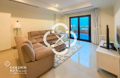 Apartment - 1 Bedroom - 2 Bathrooms for rent in West Porto Drive - Porto Arabia - The Pearl Island - Doha Apartment - 1 Bedroom - 2 Bathrooms for rent in West Porto Drive - Porto Arabia - The Pearl Island - Doha