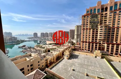 Apartment - 1 Bedroom - 2 Bathrooms for rent in East Porto Drive - Porto Arabia - The Pearl Island - Doha