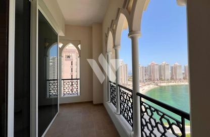Apartment - 3 Bedrooms - 4 Bathrooms for rent in Viva West - Viva Bahriyah - The Pearl Island - Doha Apartment - 3 Bedrooms - 4 Bathrooms for rent in Viva West - Viva Bahriyah - The Pearl Island - Doha