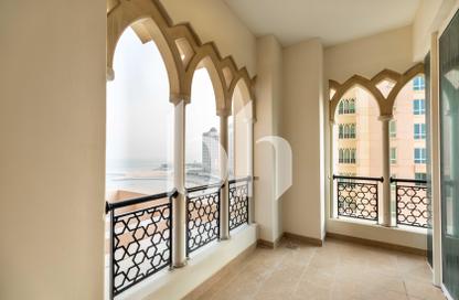 Apartment - 2 Bedrooms - 3 Bathrooms for rent in Viva West - Viva Bahriyah - The Pearl Island - Doha