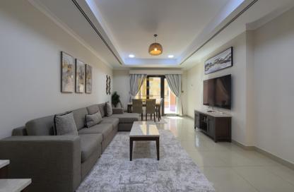 Apartment - 1 Bedroom - 2 Bathrooms for rent in East Porto Drive - Porto Arabia - The Pearl Island - Doha