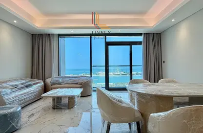 Apartment - 2 Bedrooms - 3 Bathrooms for rent in Marina Tower 23 - Marina District - Lusail