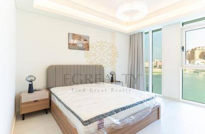 Apartment - 1 Bedroom - 2 Bathrooms for rent in Crystal Residence - Gewan Island - The Pearl Island - Doha