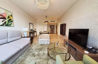 Apartment - 2 Bedrooms - 3 Bathrooms for rent in Ramada Commercial Building - Al Rawabi Street - Al Muntazah - Doha