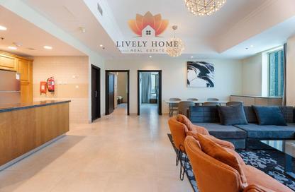 Apartment - 2 - 2 for rent in Marina Residences 195 - Marina District - Lusail