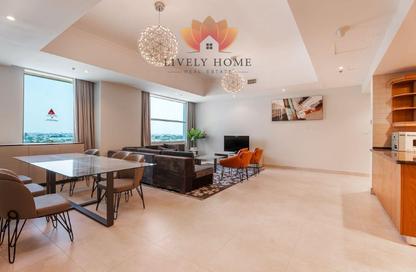 Apartment - 2 - 2 for rent in Marina Residences 195 - Marina District - Lusail