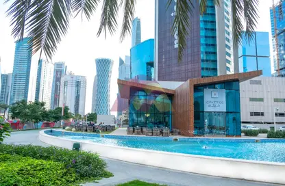Shop - Studio - 1 Bathroom for rent in Al Jazi Gardens 1 - Al Jazi Gardens - Al Dafna - Doha