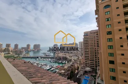 Apartment - 2 Bedrooms - 3 Bathrooms for rent in East Porto Drive - Porto Arabia - The Pearl Island - Doha