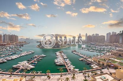 Apartment - 2 Bedrooms - 3 Bathrooms for rent in East Porto Drive - Porto Arabia - The Pearl Island - Doha
