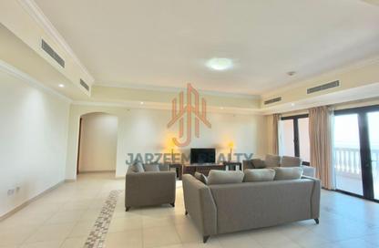 Apartment - 3 Bedrooms - 3 Bathrooms for rent in West Porto Drive - Porto Arabia - The Pearl Island - Doha