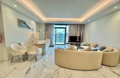 Apartment - 2 Bedrooms - 3 Bathrooms for rent in Lusail Marina Heights - Marina District - Lusail