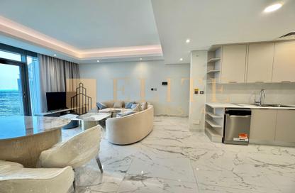 Apartment - 2 Bedrooms - 3 Bathrooms for rent in Lusail Marina Heights - Marina District - Lusail