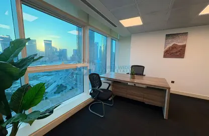 Office Space - Studio - 4 Bathrooms for rent in Al Jazeera Tower - West Bay - West Bay - Doha