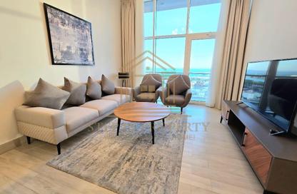 Apartment - 1 - 2 for rent in Lusail Marina Heights - Marina District - Lusail