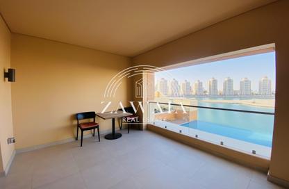 Apartment - Studio - 1 Bathroom for rent in Viva West - Viva Bahriyah - The Pearl Island - Doha