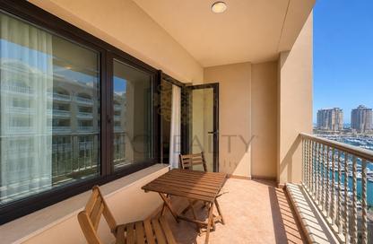Apartment - 1 - 2 for rent in West Porto Drive - Porto Arabia - The Pearl Island - Doha