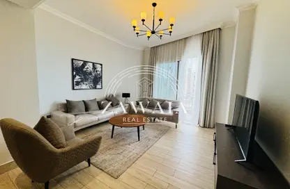 Apartment - 2 Bedrooms - 3 Bathrooms for rent in Lusail Marina Heights - Marina District - Lusail
