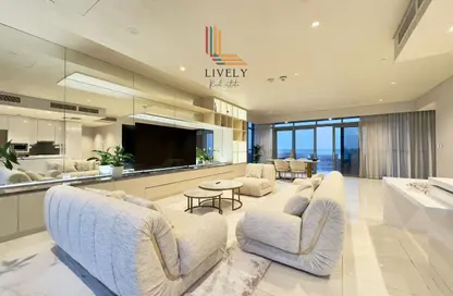 شقة - غرفة نوم - 2 حمامات للايجار في برج سيف لوسيل 1 - سيف لوسيل - مدينة اللسيل - الوسيل