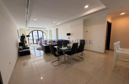 Apartment - 1 Bedroom - 2 Bathrooms for rent in East Porto Drive - Porto Arabia - The Pearl Island - Doha